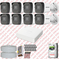 Hikvision 08 Kamera Fullhd Güvenlik Kamerası Seti 1tb Hdd